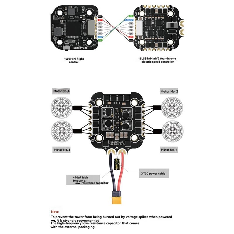 B92B для SpeedyBee F405 Mini S – обзор и цена Drone Racing Flight Controller