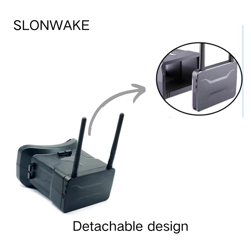 5.8G FPV очки с экраном 4.3 дю – обзор и цена Drone Racing Goggles